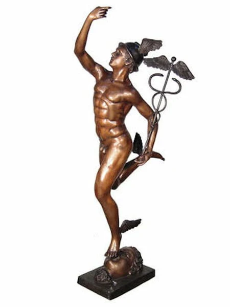 Flying Mercury Statue By Giambologna 64" H