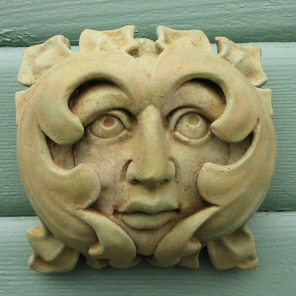 French Greenman Wall Plaque