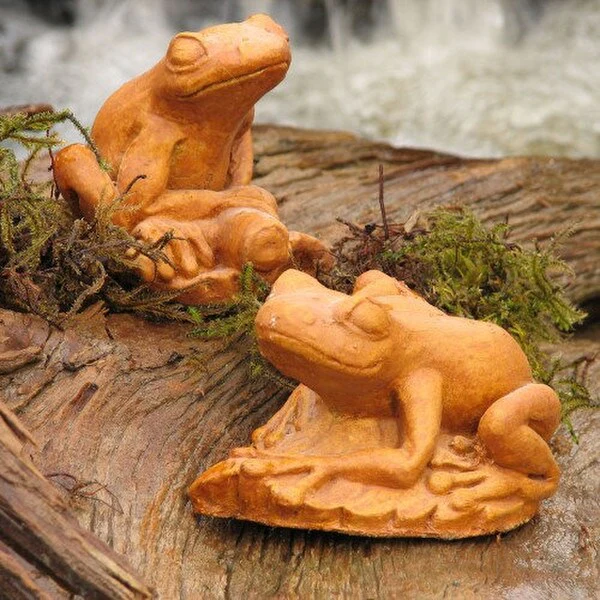 Frog Pair Sculptures