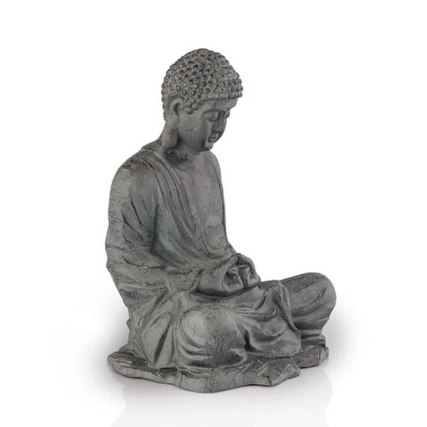 Garden Buddha Aluminum Sculpture - Image 2