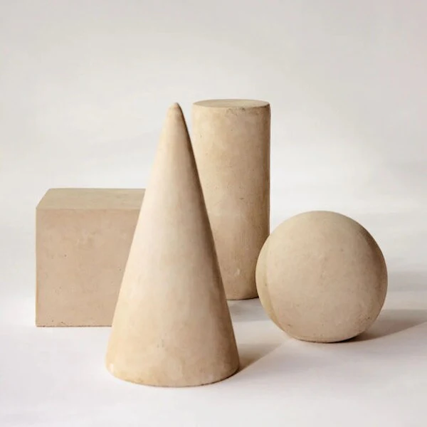 Geometrical Shapes Set of 4 Drawing Casting