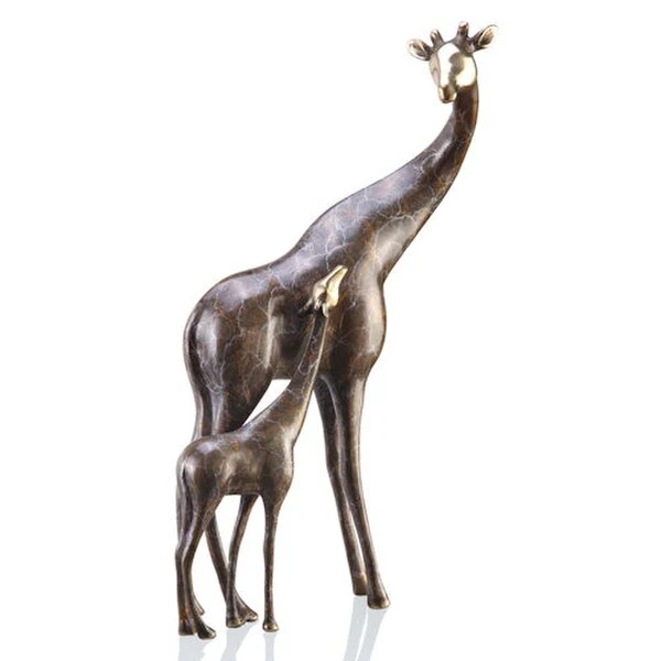 Giraffes Sculpture Mom and Baby