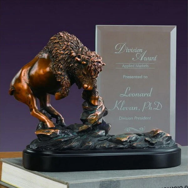 Glass Imprint Buffalo Frame