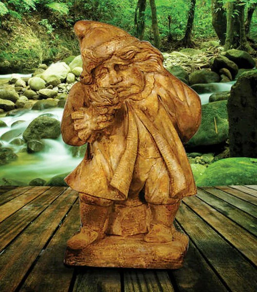 Gnome Of Pity 24" High Cast Stone