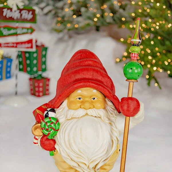 Gnomes Statues with Christmas Gifts Guards - Image 3
