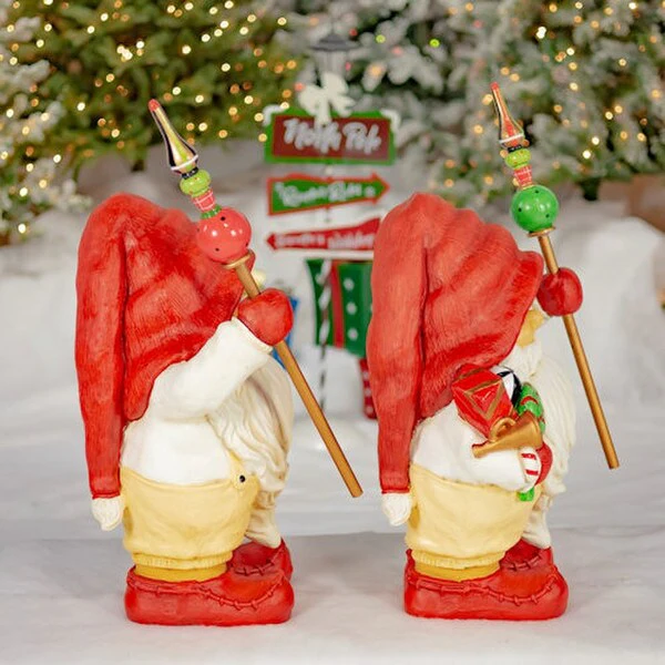 Gnomes Statues with Christmas Gifts Guards - Image 8