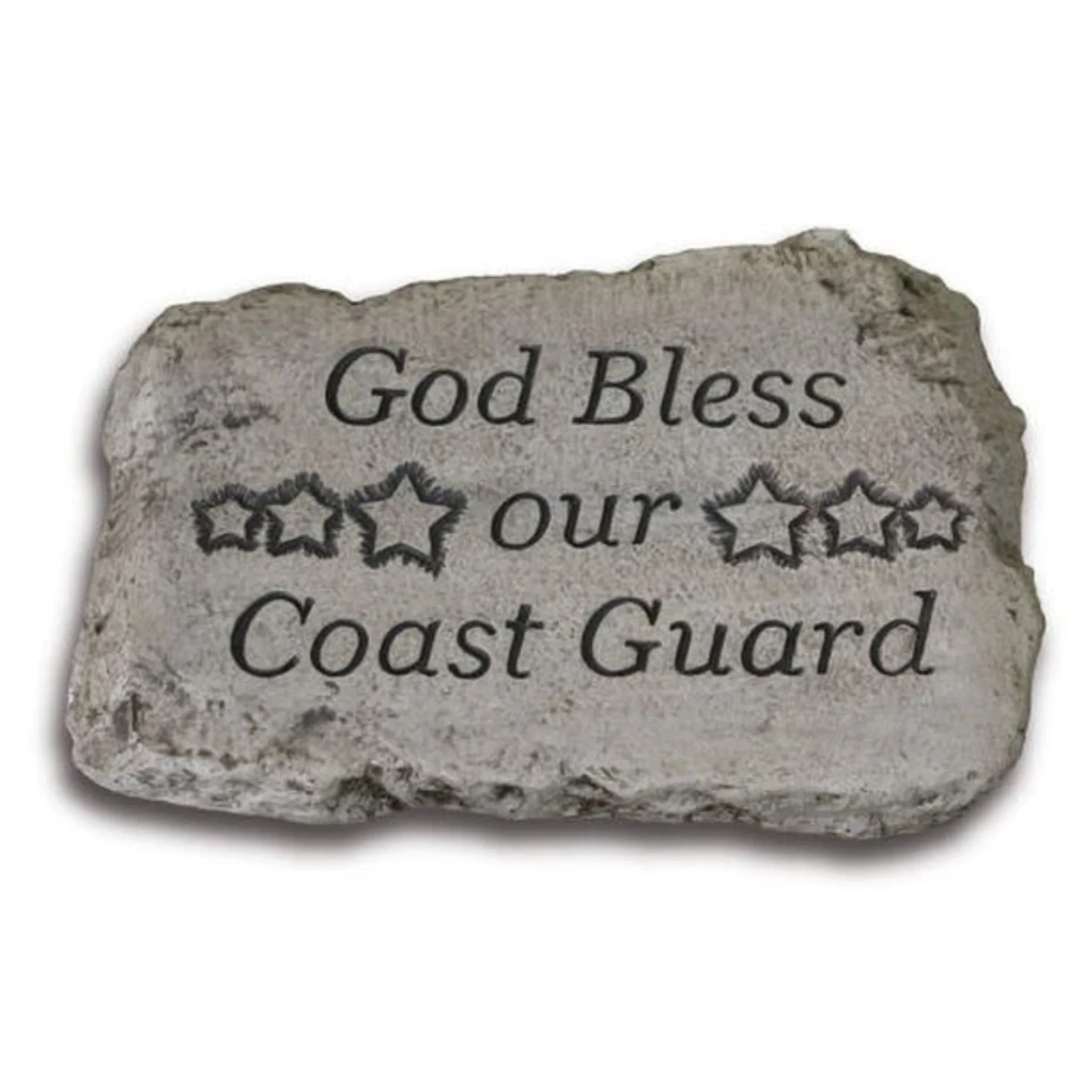 God Bless Our Coast Guard Garden Stone
