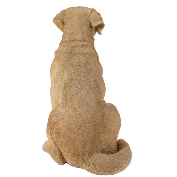 Golden Labrador Retriever Dog Statue - Image 4