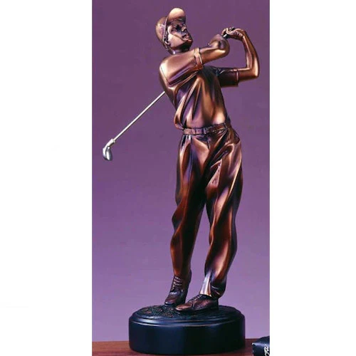 Golfer 2nd Place Sculpture 15" High Award