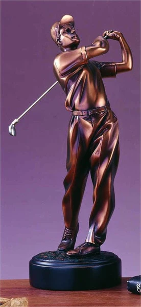 Golfer 2nd Place Sculpture 15" High Award - Image 3
