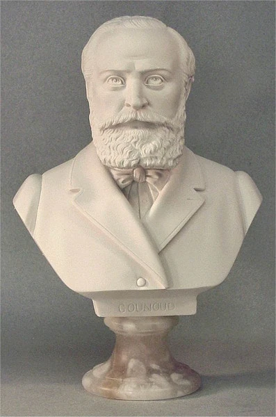 Gounod Charles Francois Bust 13" High
