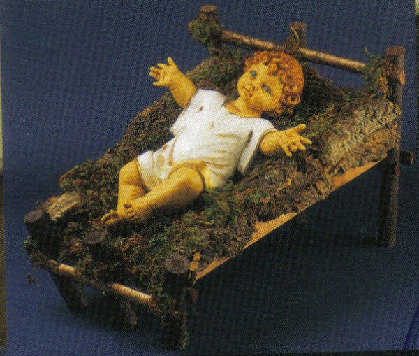 Gowned Infant Jesus for Nativity Set