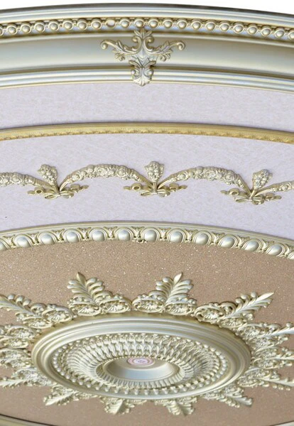 Grand Rose Gold Ceiling Medallion 99.5 Inch - Image 4