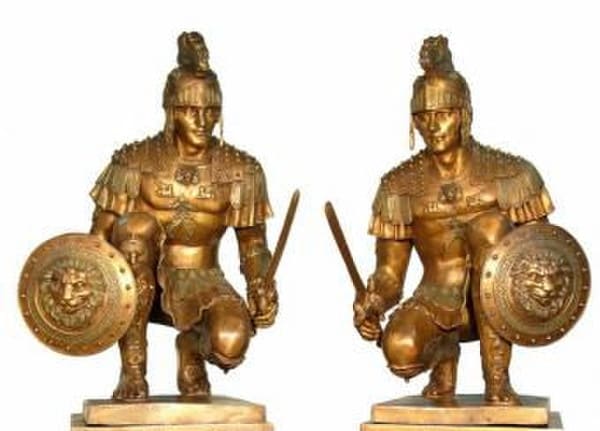 Greek Spartan Warrior Set Bronze - Image 3