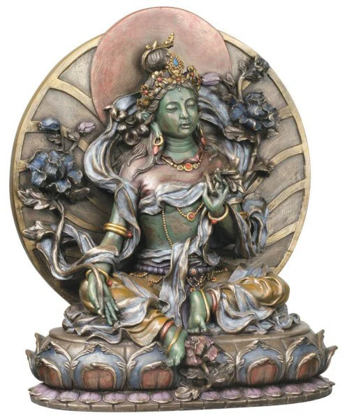 Green Tara 9.5" High
