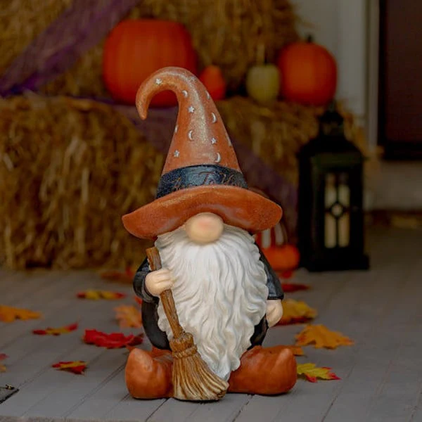 Halloween Garden Gnomes Set of Six Statues - Image 3