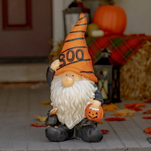 Halloween Garden Gnomes Set of Six Statues - Image 4
