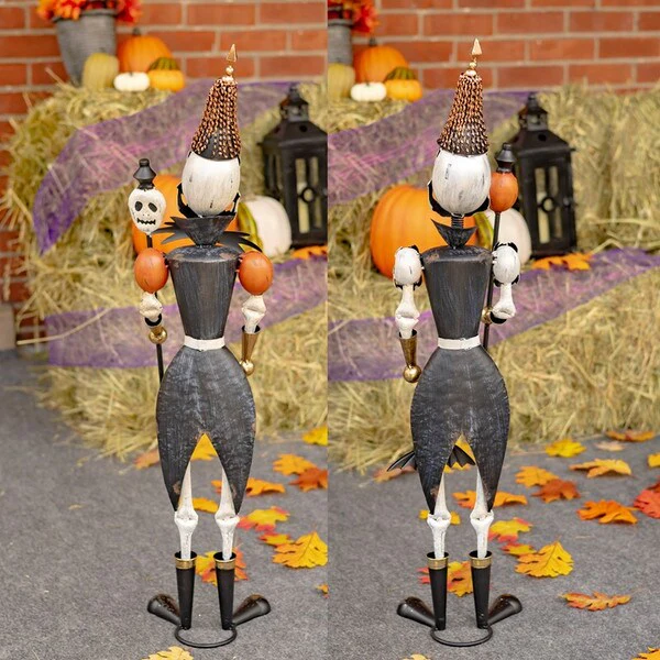 Halloween Skeletons Soldiers with Staffs 36" - Image 6