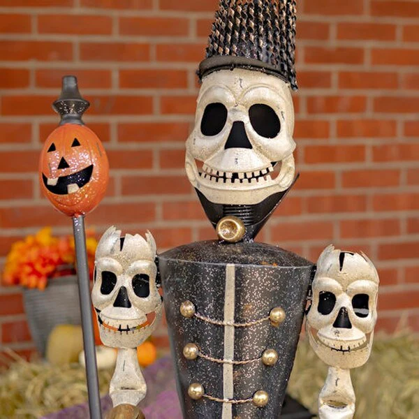 Halloween Skeletons Soldiers with Staffs - Image 4
