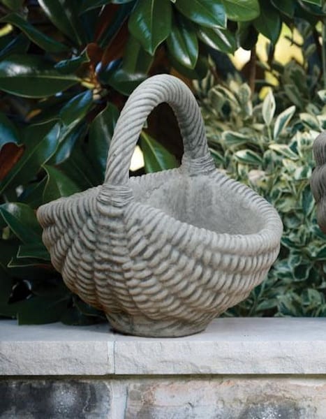 Handled Basket Garden Planter Small