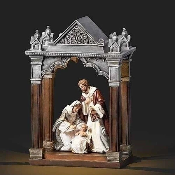 Holy Family Lighted Church Shrine Statue