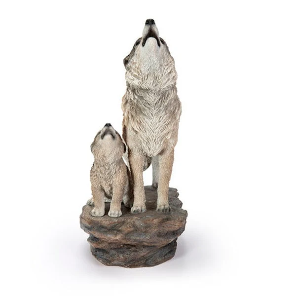 Howling Wolves Sculpture - Image 3