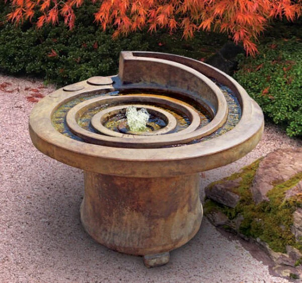 Hurricane's Eye Patio Fountain 2pc - Image 2