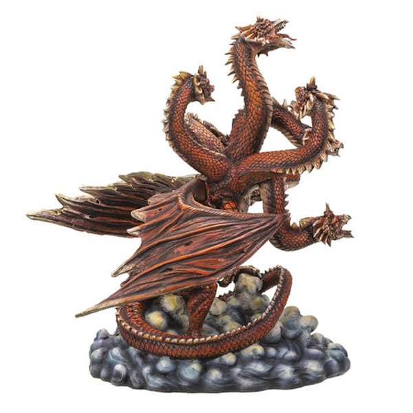 Hydra Dragon Sculpture Seven Headed Figurine - Image 2