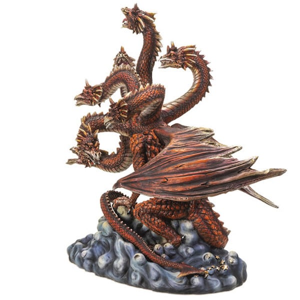Hydra Dragon Sculpture Seven Headed Figurine - Image 5