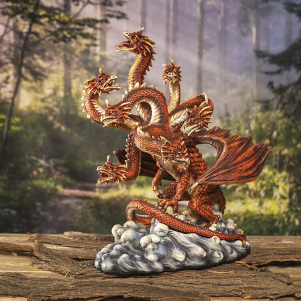 Hydra Dragon Sculpture Seven Headed Figurine - Image 6