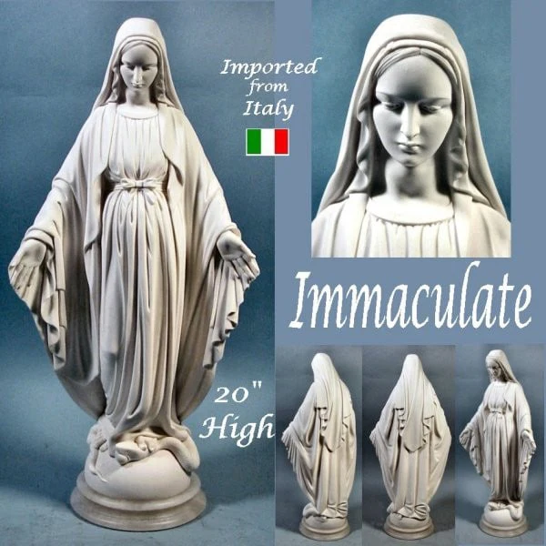 Immaculate Heart Of Mary Statue 20"