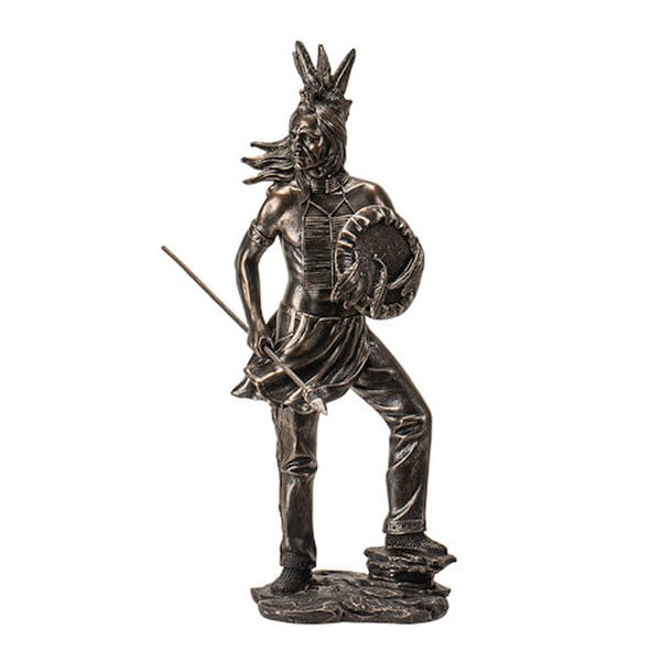 Indian Native American Warrior Statue