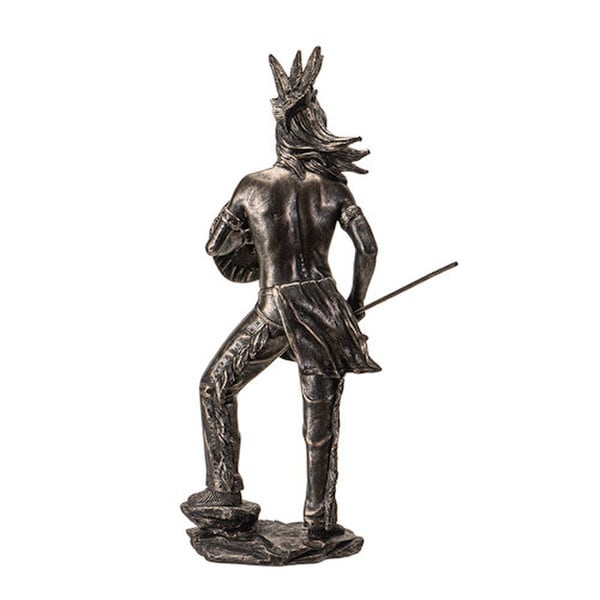 Indian Native American Warrior Statue - Image 2
