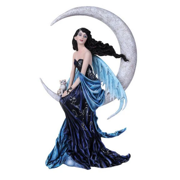 Indigo Moon Fairy Statue by Nene Thomas
