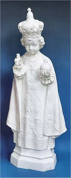 Infant Of Prague White 24" High