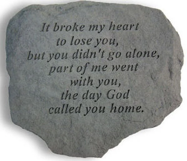 It Broke My Heart To Lose You...