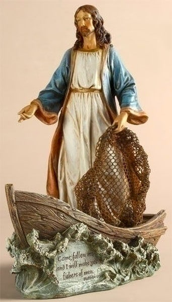 Jesus the Fisherman Sculpture - Image 2