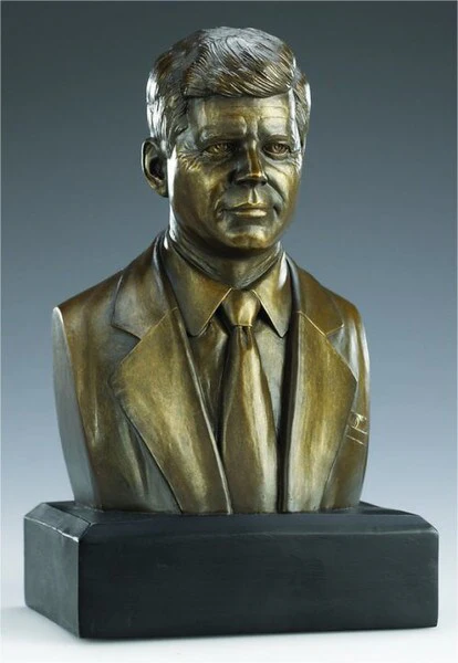 John F. Kennedy Bust 6", Bronze