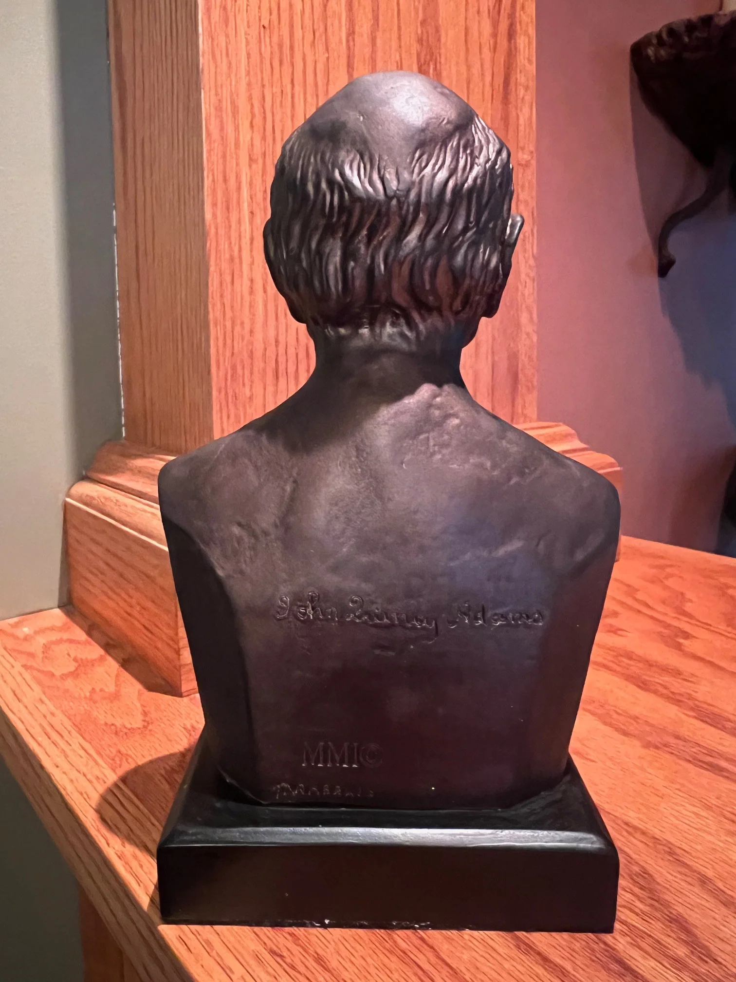 John Quincy Adams Presidential Bust Sculpture - Image 6