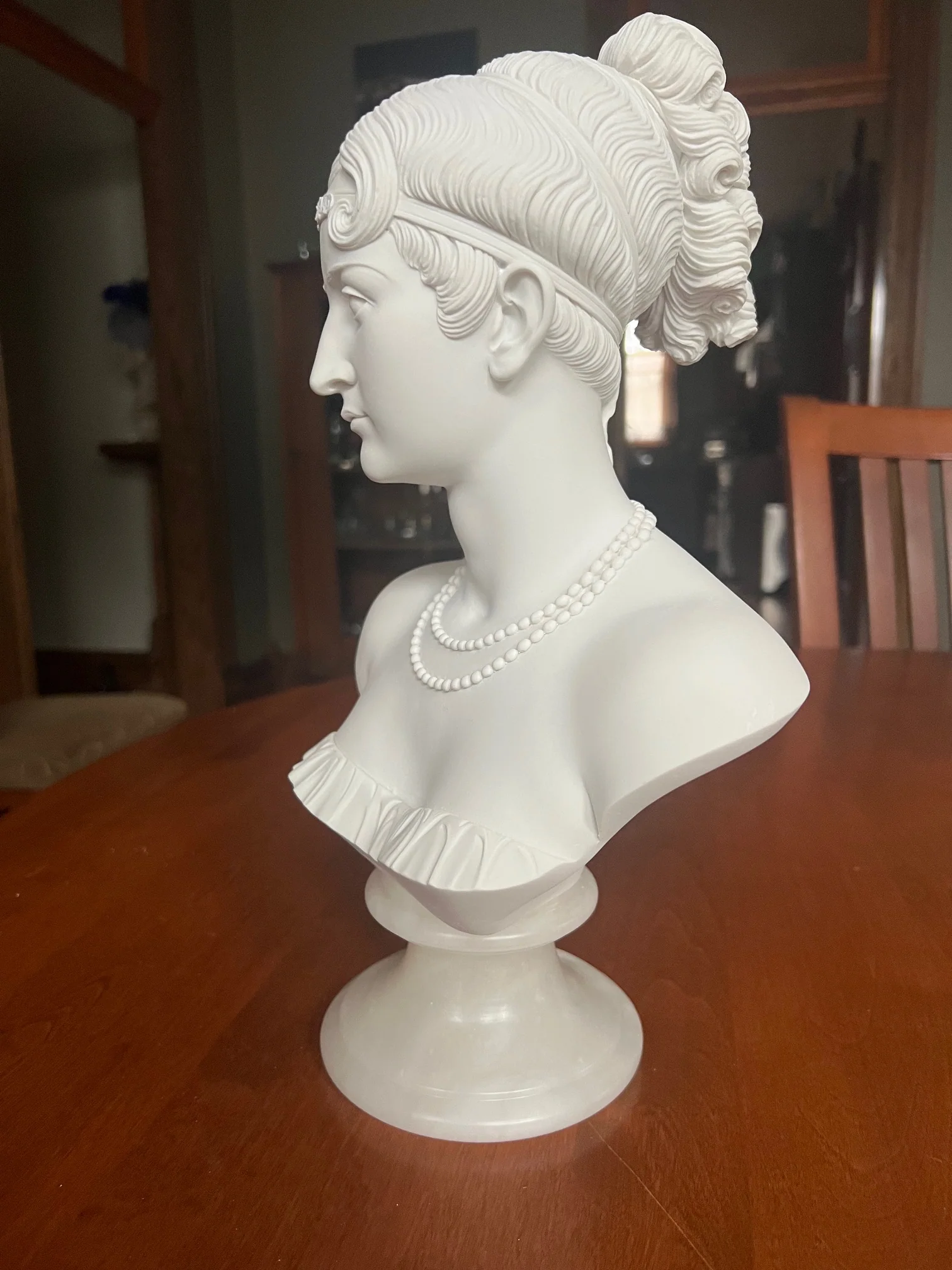 Josephine Beauharnais Bust Sculpture 14"High - Image 4