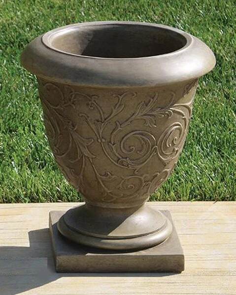 Jubilee Small Round Urn Planter Cement - Image 2