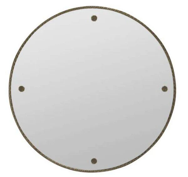 Keynes Simple Round Mirror Wall Decor
