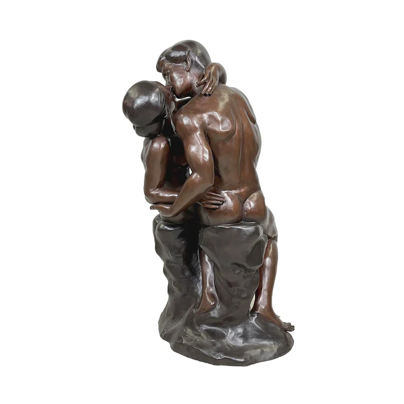 Kiss By Rodin Life Size Bronze Statue - Image 5
