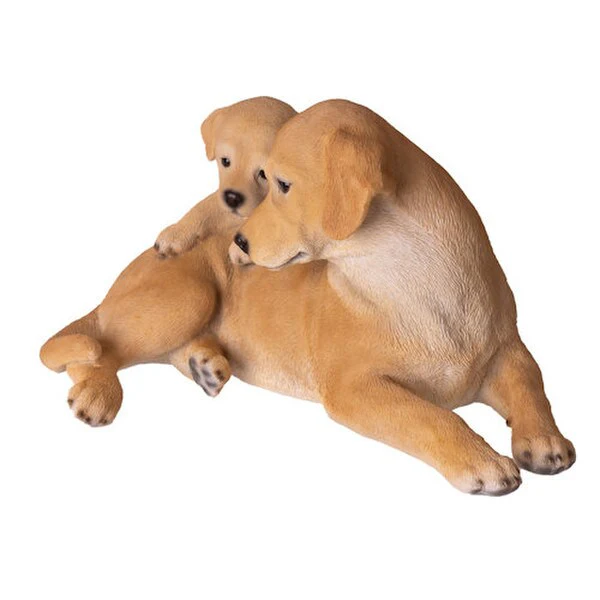 Labrador Mother with Puppy Figurine - Image 4