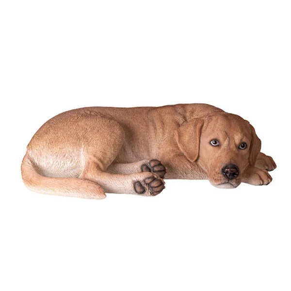 Labrador Resting Lifelike Sculpture