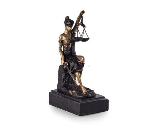 Lady Justice Statue 8" High