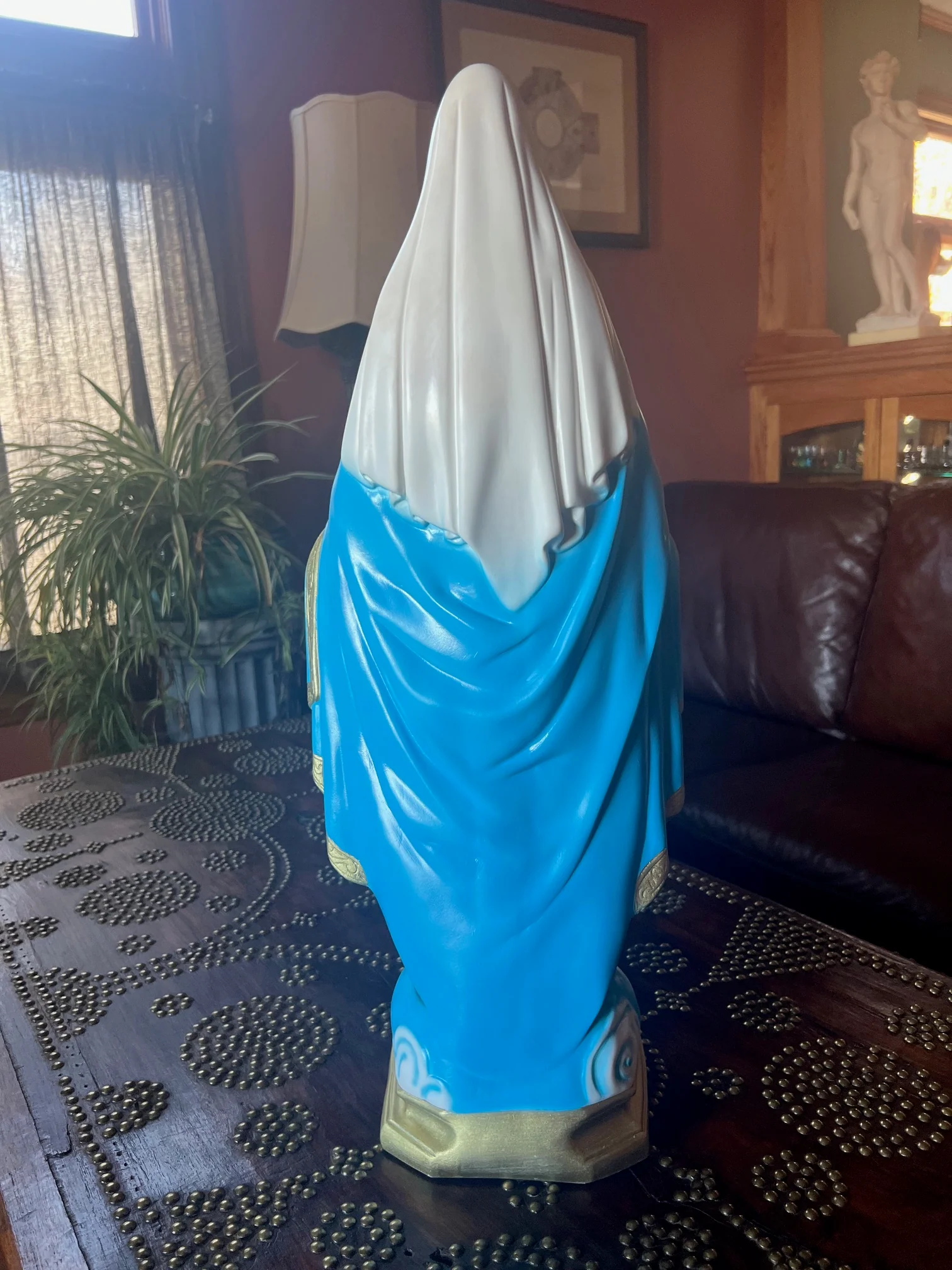 Our Lady Of Grace Color 24" High Statue - Image 6