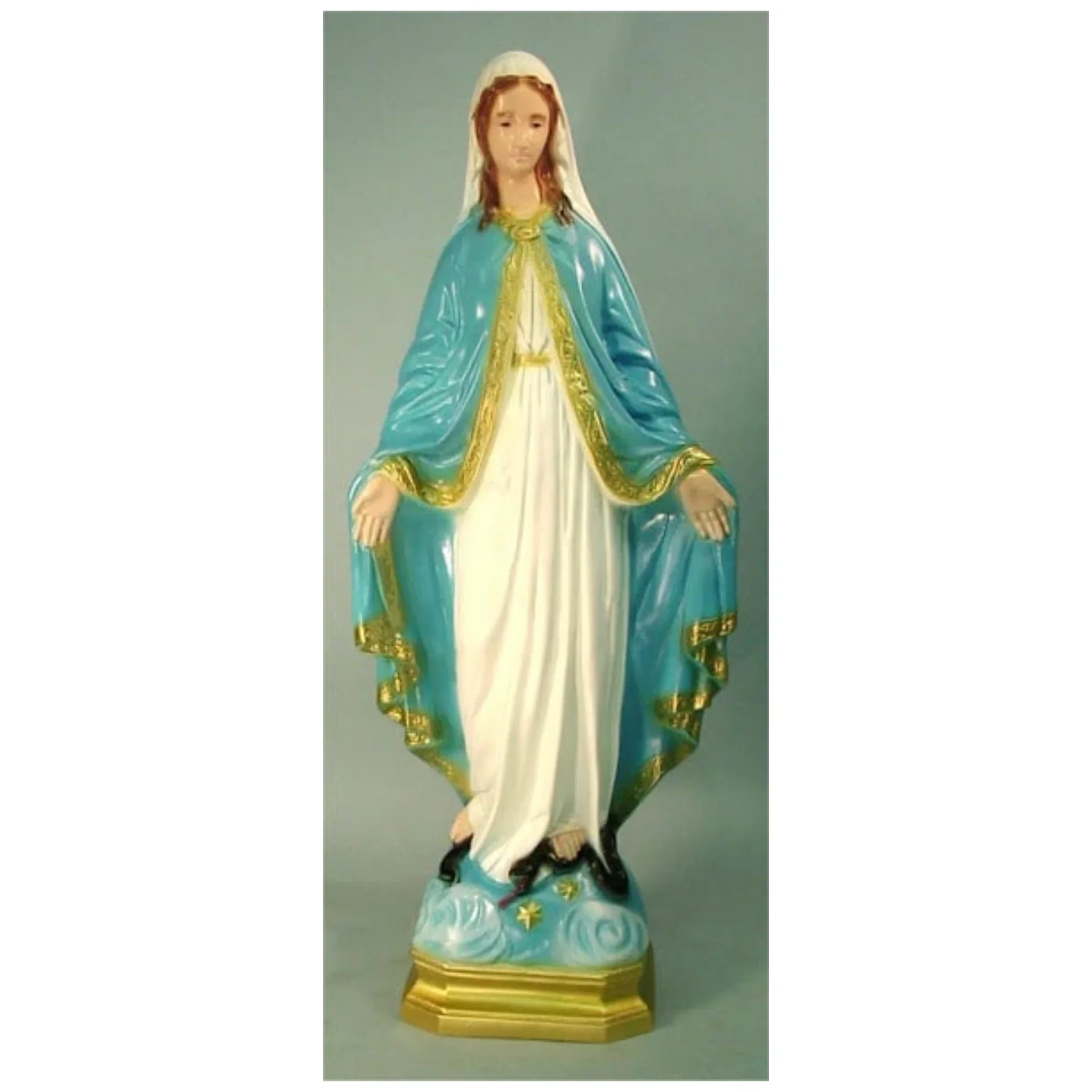 Our Lady Of Grace Color 24" High Statue - Image 7
