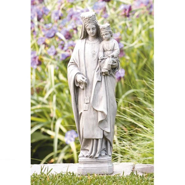 Lady Of Mount Carmel Sculpture 18" High