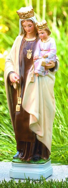 Lady Of Mount Carmel Sculpture 18" High - Image 2
